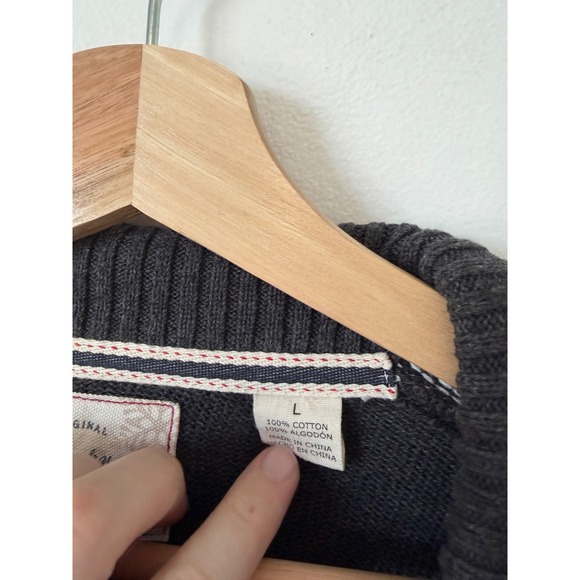 Weatherproof Vintage Men's Quarter-Zip Pullover Sweater Size large - Picture 4 of 5